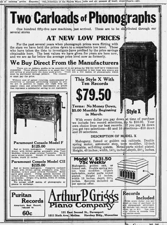 Clipping from The Muscatine Journal